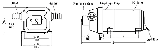 Flopower diaphragm pump Asssembly Diagram