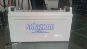 Solazone tubular plate gel battery