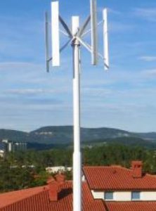 vertical axis wind turbine rooftop