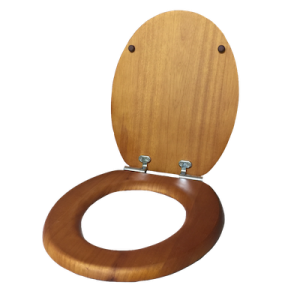 Premium wooden toilet seat