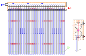 Evac tube air heater schematic