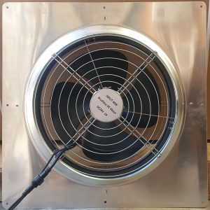 Solazone 40w subfloor ventilator back