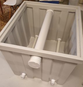 Tiny House Greywater filter top view