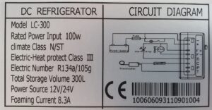 Juka 300lDisplay fridge specifications